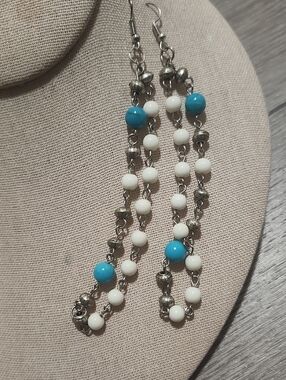 Handmade Desert Rain Drops Dangle Earrings